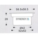 Synergy 21 Bodeneinbaustrahler ARGOS quadratisch in-G...