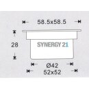 Synergy 21 LED Bodeneinbaustrahler ARGOS quadratisch in-G...