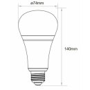 Synergy 21 LED Retrofit E27 12W RGB-WW Lampe mit Funk und...