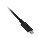 ALLNET Kabel USB-C 3.1 90° Strom-/Daten Kabel Male to...